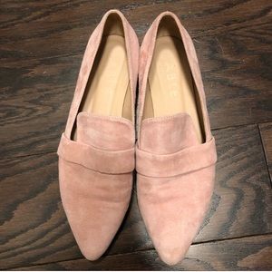 Able Blush Suede Loafers
